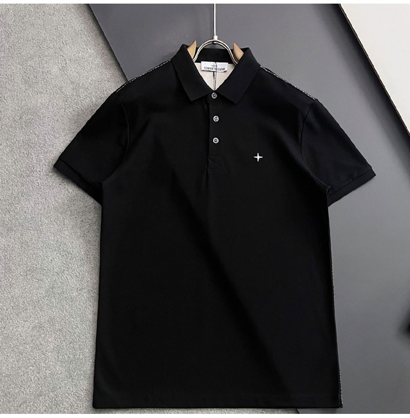 STONE ISLAND-06039 스톤아일랜드 스프링/서머 신제품 남성용 반팔 폴로 셔츠(3컬러)