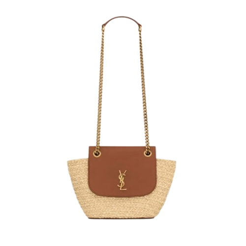 [스페셜오더]SAINT LAURENT-774269 생 로랑 내추럴 라피아 manon 미니 백