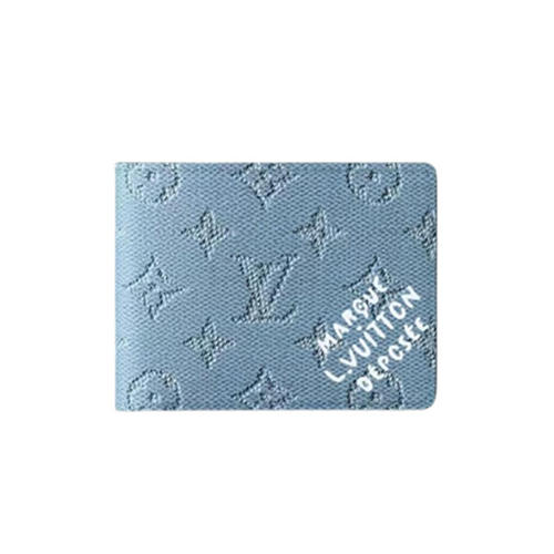 [스페셜오더]LOUIS VUITTON-M14691 루이비통 블루 모노그램 헤리티지 멀티플 월릿