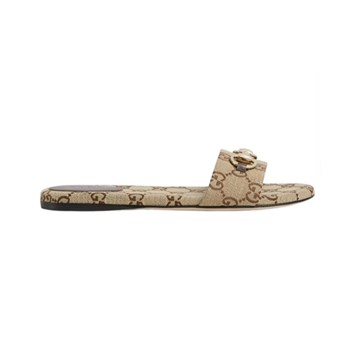 GUCCI-835828 2543 구찌 베이지 홀스빗 슬라이드 샌들 여성용