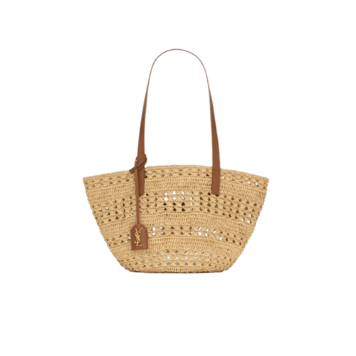 [스페셜오더]SAINT LAURENT-761461 생 로랑 내추럴 라피아 panier 스몰백