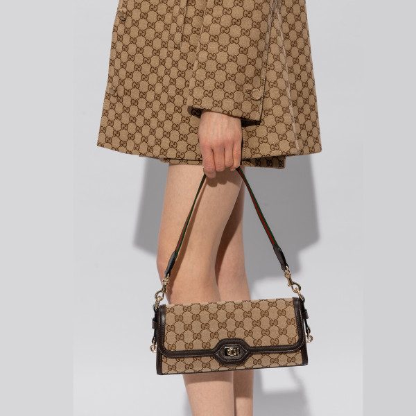 [스페셜오더]Gucci-786027 구찌 베이지/에보니 GG 루체 스몰 숄더백