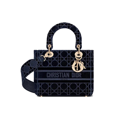 [스페셜오더]DIOR-M0565O 디올 블루 LADY D-LITE 미디엄 백