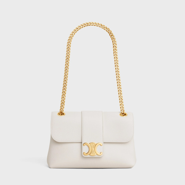 [스페셜오더]CELINE-116593 셀린느 화이트 카프스킨 틴 빅투아르 숄더백 23.5cm