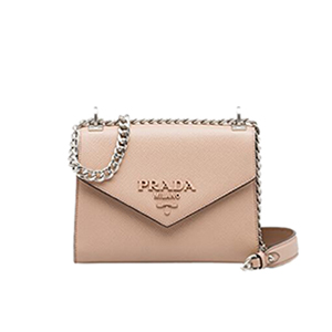[스페셜오더]PRADA-1BD127 프라다 사피아노 가죽 페일 핑크 모노크롬 숄더 백