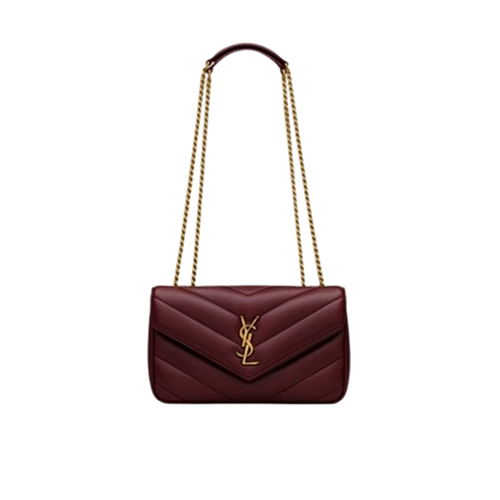 [스페셜오더]SAINT LAURENT-801437 생 로랑 레드 마틀라세 램스킨 loulou 스몰백