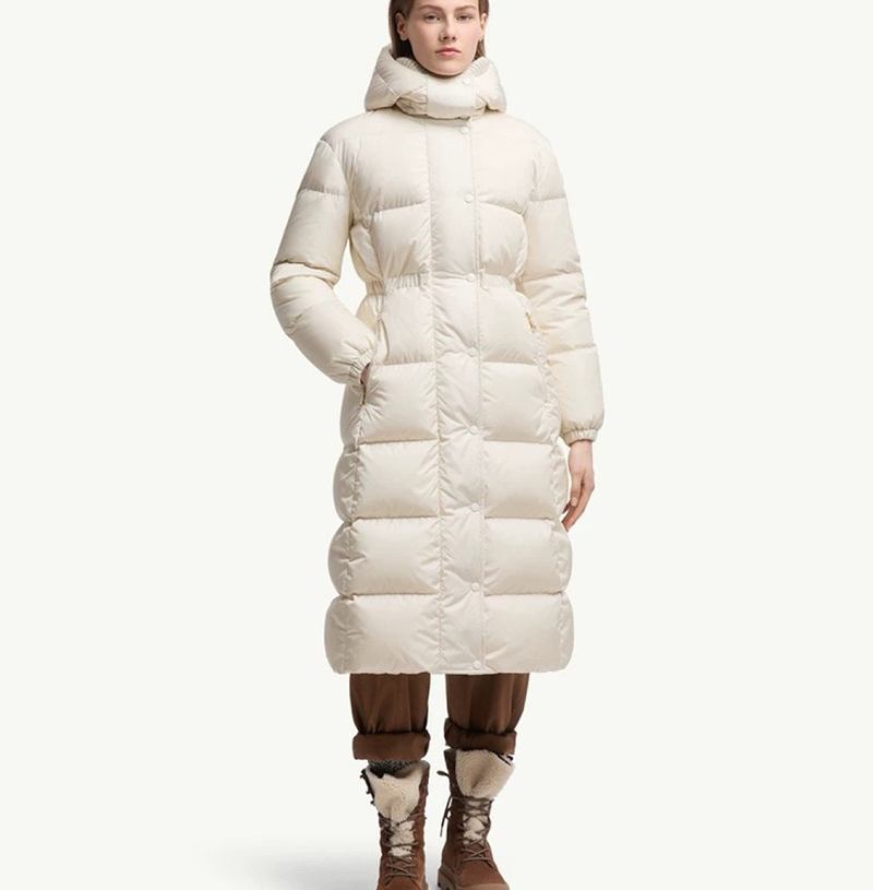 MONCLER-110811  몽클레어 화이트 나일론 패딩 여성용