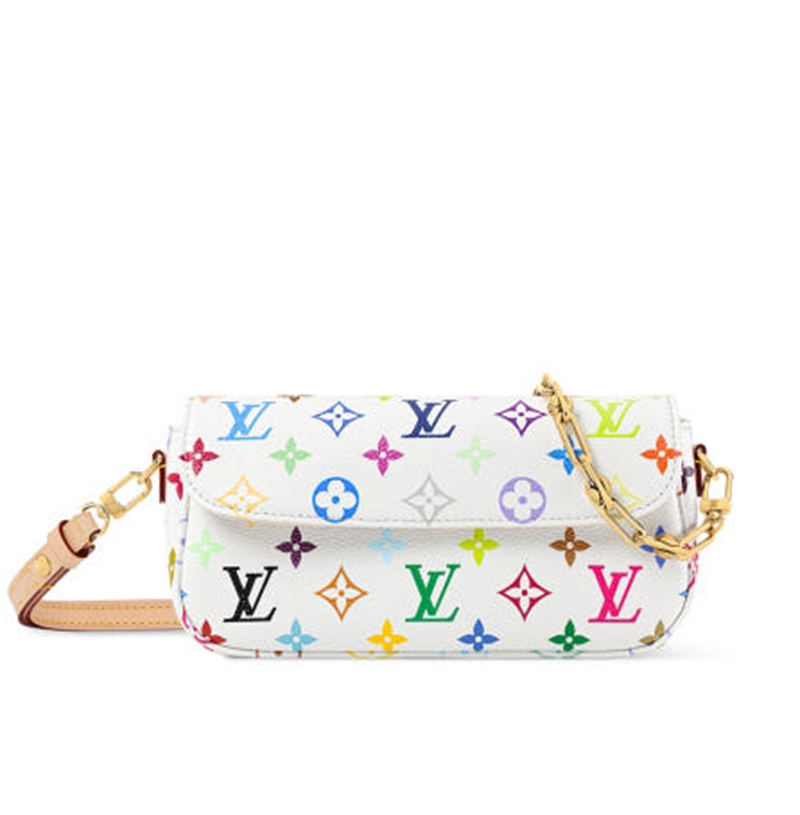 [스페셜오더]LOUIS VUITTON-M27492 루이비통 x TM 무라카미 컬렉션 월릿 온 체인 아이비