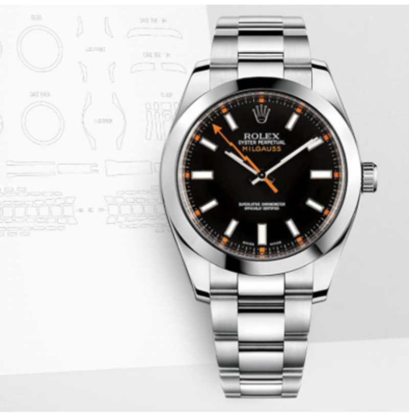 ★[AR팩토리][스페셜오더]ROLEX-116400 롤렉스 밀가우스 스틸 블랙 다이얼 40mm