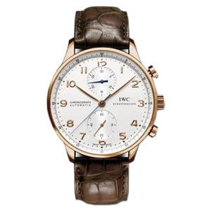 [ZF][스페셜오더]IWC-371480 아이더블유씨 포르투기저 크로노그래프 로즈 골드 그레이다이얼 워치 41mm