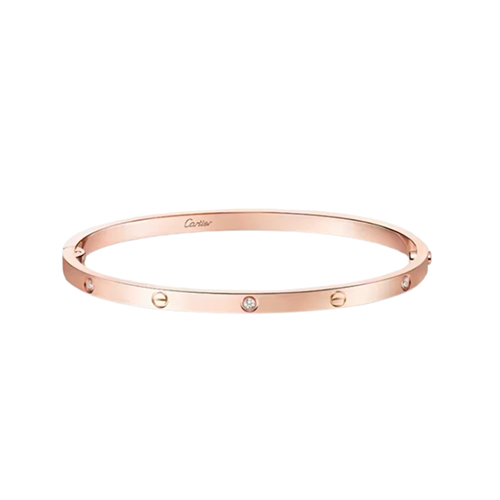 [스페셜오더]Cartier-B6079317 까르띠에 로즈 골드 6 다이아몬드 스몰 LOVE 브레이슬릿