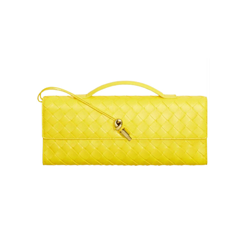 [스페셜오더]BOTTEGA VENETA-741511 보테가 베네타 엘로우 안디아모 클러치