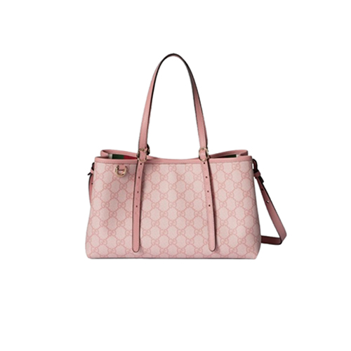 [스페셜오더]GUCCI-815214 8459 구찌 핑크 GG 엠블럼 스몰 토트백