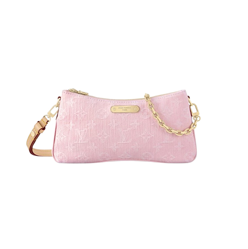 [스페셜오더]LOUIS VUITTON-M14159 루이비통 핑크 모노그램 데님 리브 포쉐트