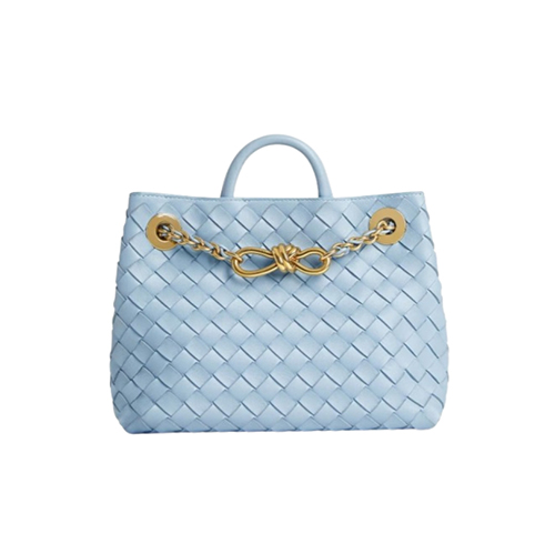 [스페셜오더]BOTTEGA VENETA-786008 보테가 베네타 라이트 블루 스몰 체인 안디아모