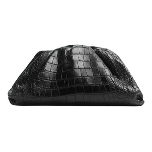 [스페셜오더]BOTTEGA VENETA-576227 보테가 베네타 블랙 악어가죽 파우치