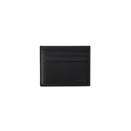 [스페셜오더]GUCCI-818952 1000 구찌 블랙 GG 엠블럼 엠보스 카드 케이스