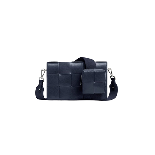 [스페셜오더]BOTTEGA VENETA-741777 보테가 베네타 블루 인트레치오 스트랩 카세트 백