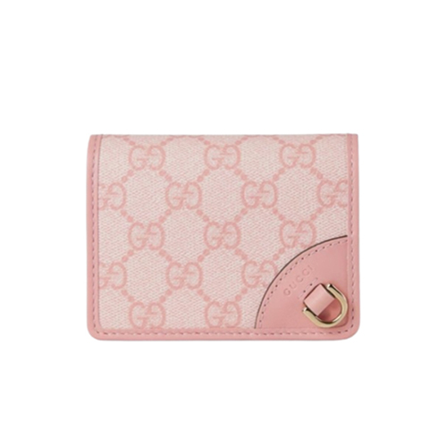 [스페셜오더]GUCCI-820692 8459 구찌 핑크 GG 엠블럼 미니 지갑