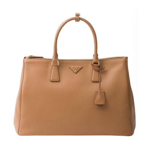 [스페셜오더]PRADA-1BA802 프라다 내추럴 엑스트라 라지 프라다 갤러리아 가죽 백