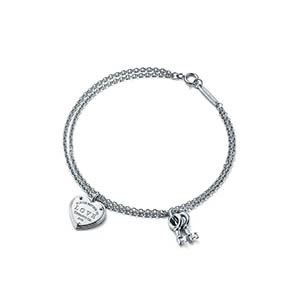 TIFFANY AND CO-TC025 티파니 앤코 러브 하트 태그 키 브레이슬릿 여성용 (3컬러)