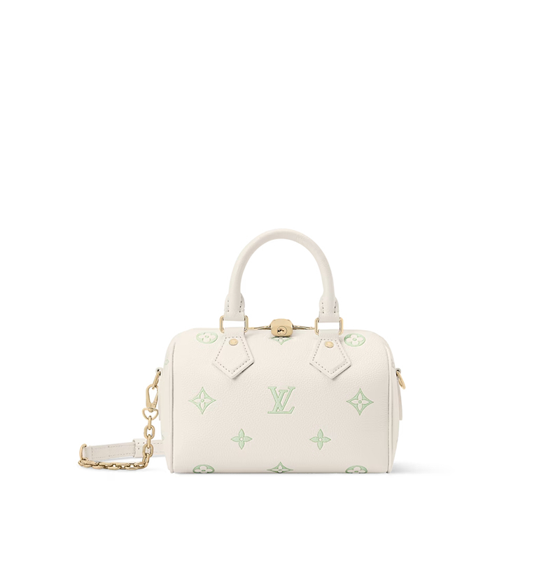 [스페셜오더]LOUIS VUITTON-M27572 루이비통 모노그램 앙프렝뜨스피디 반둘리에 20 밀키화이트&그린